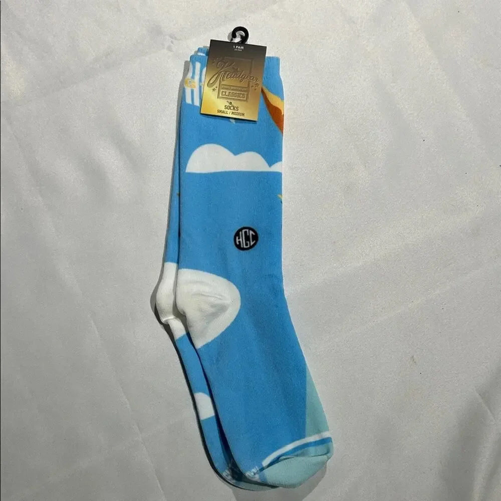 Liberty-Themed Blue Casual‎ Socks